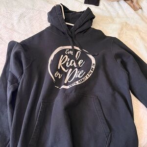 Black Graphic Hoodie Unisex